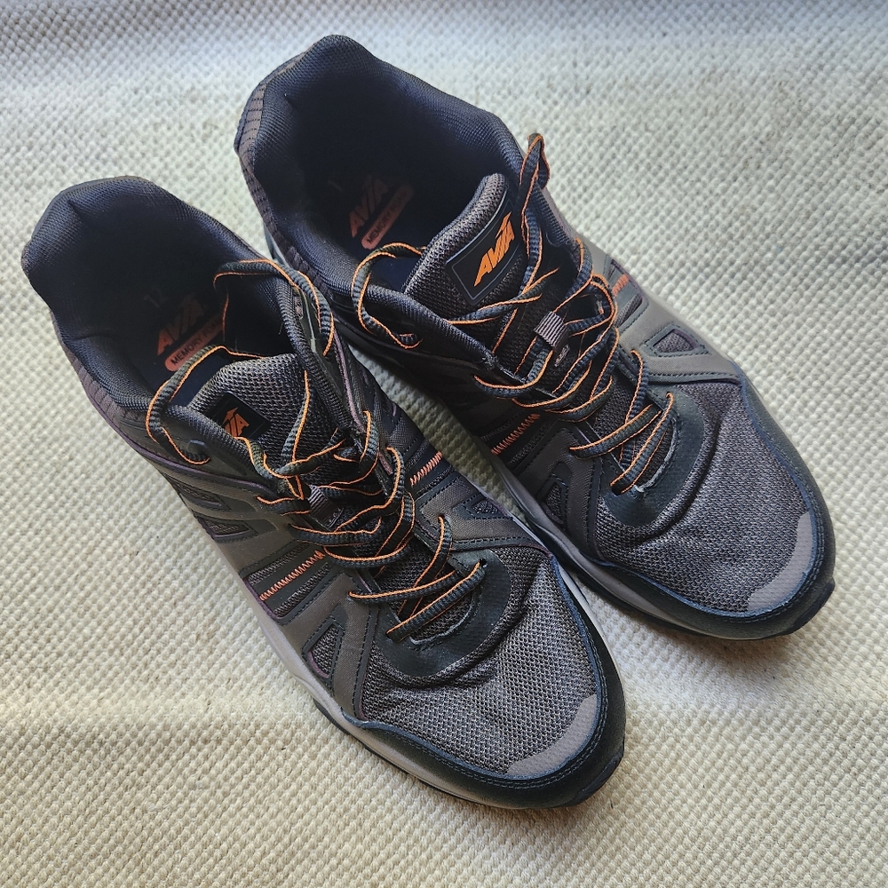 Avia Mens Memory Foam Browns Orange Shoes Sneakers Size 12 MNAV21ES210
